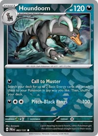 Houndoom (Poke Ball Pattern) - SV: Prismatic Evolutions - Lightly Played
