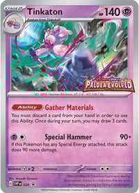 Tinkaton - 020 (Prerelease) - SV: Scarlet & Violet Promo Cards - Lightly Played