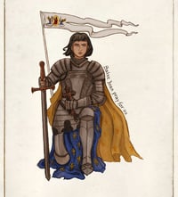 Image 1 of St. Joan of Arc sticker