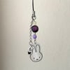 'purple miffy' phone charm