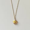 'gold star' gold chain necklace