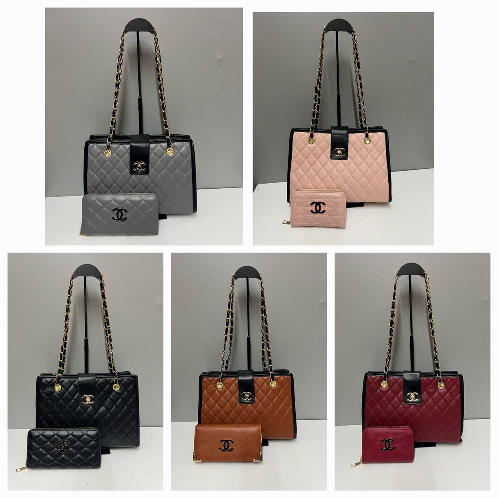 Image of Womens CC BAG & Purse Set