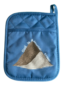 Image 1 of Pot Holder Mitt Blue Glove/Whole set