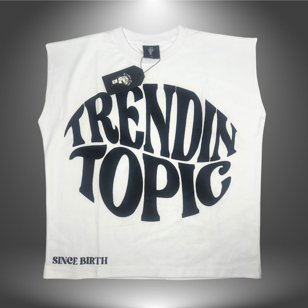 Image of White Muscle T-Shirt