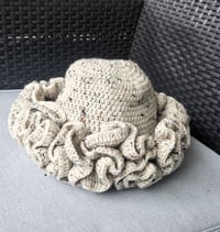 Image 1 of NEW Signature Speckled Ruffled Hat