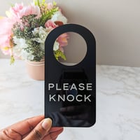 Image 5 of Please Knock Door Hanger