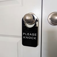 Image 2 of Please Knock Door Hanger