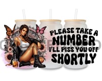 Image of Take a number digital 16oz