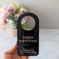Image 4 of Zoom Meeting Door Hanger