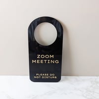 Image 3 of Zoom Meeting Door Hanger