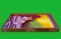 Image 7 of Leopard Diorama - Handmade 3D Wooden Wall Hanging Artwork