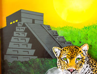 Image 13 of Leopard Diorama - Handmade 3D Wooden Wall Hanging Artwork