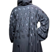 Image 2 of Elegant Long Sleeve Arabic Abaya Shimmering Starlight
