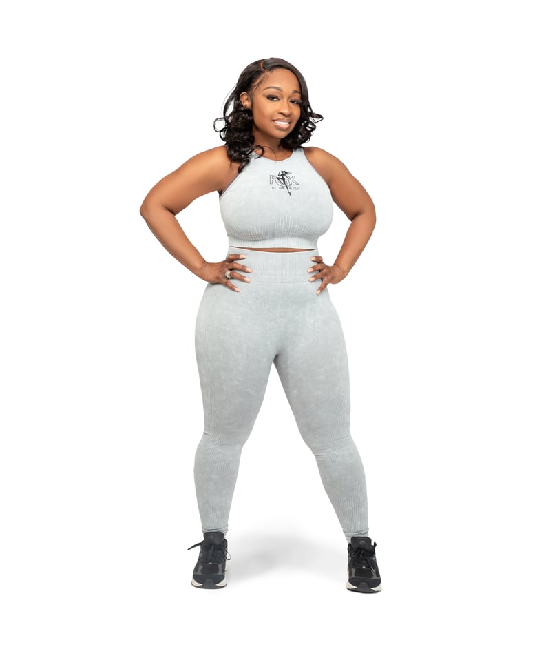 Image of 2pc gray logo set