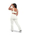 Image of Light Gray 2pc Square Neck Flare Legging Set