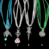 Ribbon Necklace 17”(Various) 