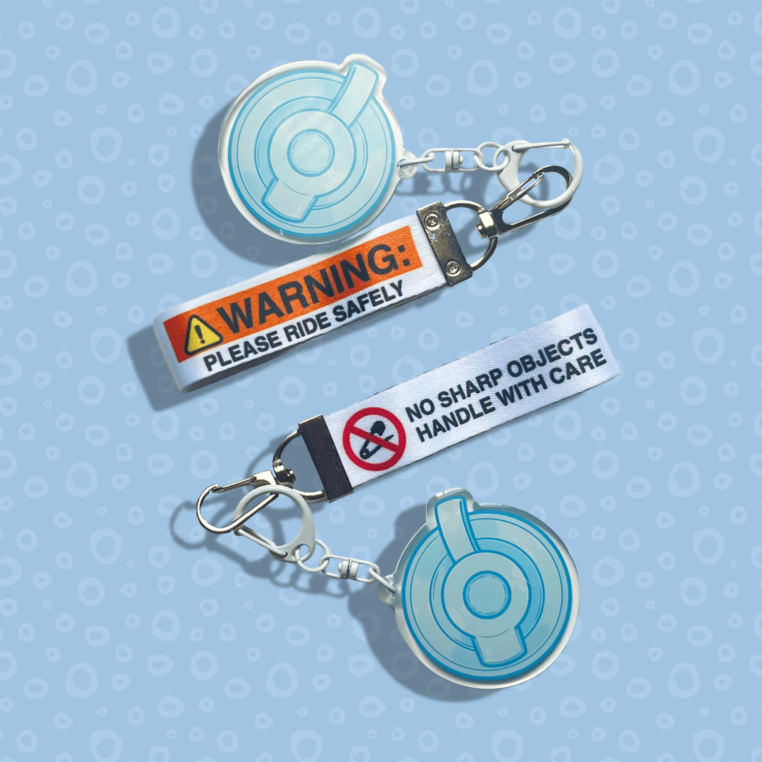 Pool Toy Lanyard Keychain