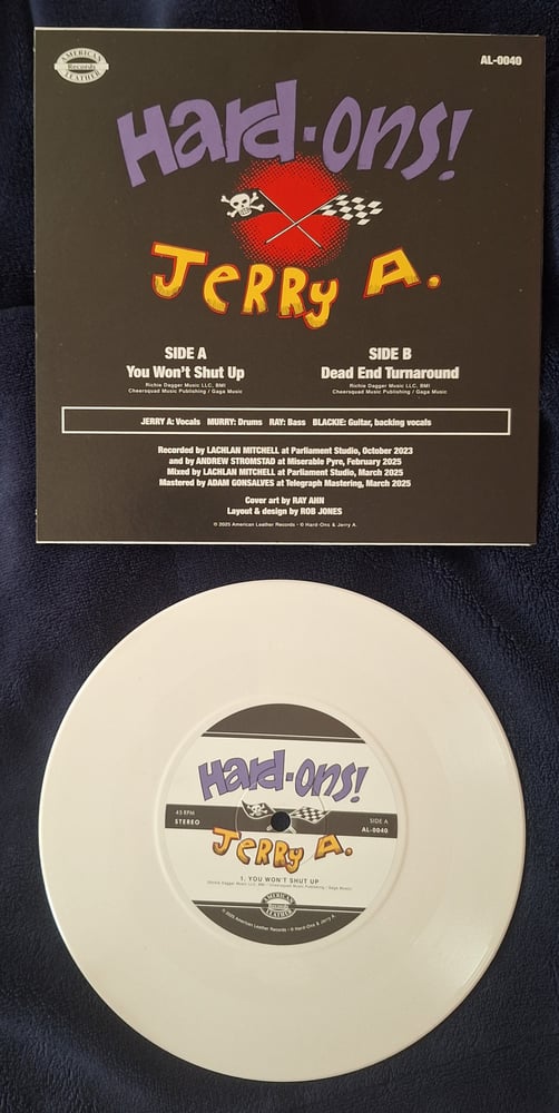 Image of Hard-Ons/Jerry A tour single.