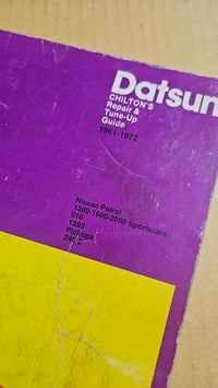 Image 1 of Chilton's Repair Manual - Datsun 1961-1972