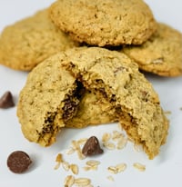 Image 2 of Gluten Free Oatmeal Chocolate Chip Cookie Twelve Cookies