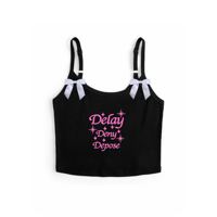 NO WARNING SPAGHETTI STRAP TOP