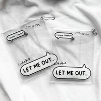 Image 1 of Let Me Out Doll Pouch