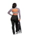 Image of Logo Long sleeve back out crop top