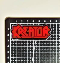 Image 2 of Small Kreator Band Logo Matte Vinyl Sticker 