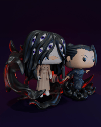 Image 3 of Suguru Geto & Kuchisake Onna Jujutsu Kaisen Custom Funko Pop