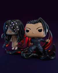 Image 2 of Suguru Geto & Kuchisake Onna Jujutsu Kaisen Custom Funko Pop