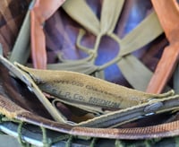 Image 13 of WWII M2 101st Airborne Helmet 506th PIR D-bale Front Seam & WWII Westinghouse liner.