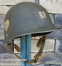 Image 3 of 101st M2 Dbale Airborne Helmet 502nd PIR Paratrooper Captain. M2 style Helmet.
