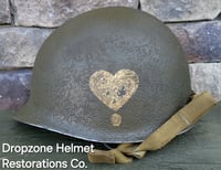 Image 2 of 101st M2 Dbale Airborne Helmet 502nd PIR Paratrooper Captain. M2 style Helmet.