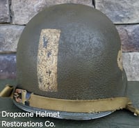 Image 7 of 101st M2 Dbale Airborne Helmet 502nd PIR Paratrooper Captain. M2 style Helmet.