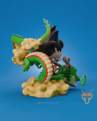 Image 4 of Kid Goku & Shenlong Dragon Ball Z Custom Funko Pop