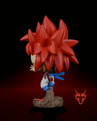 Image 4 of Gogeta Super Saiyan 4 Dragon Ball GT Custom Funko Pop