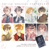 Image 1 of  Soukoku Foiled Photocards ( NO MORE POSTCARD)