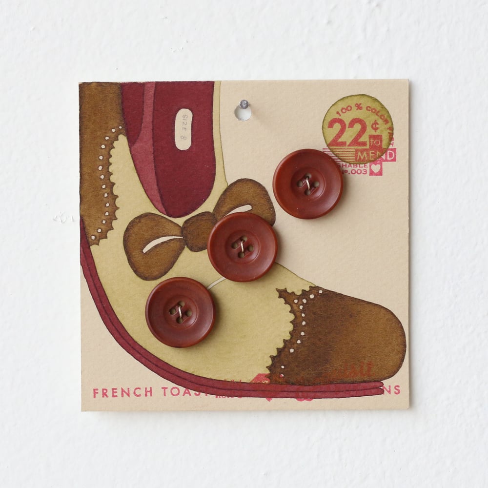 Image of Pea Green Button Card 2