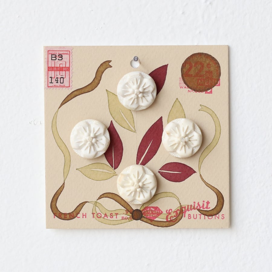 Image of Pea Green Button Card 4