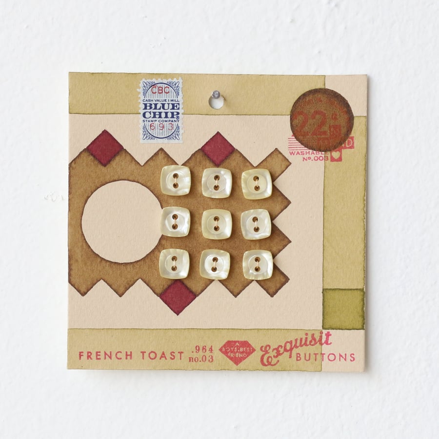 Image of Pea Green Button Card 5