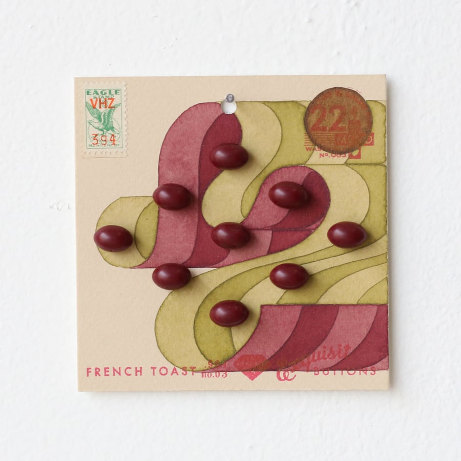 Image of Pea Green Button Card 8