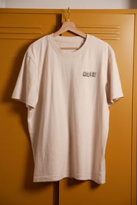 Image 4 of My Dog Wuvs U T-Shirt / Natural Raw + Black & Grey