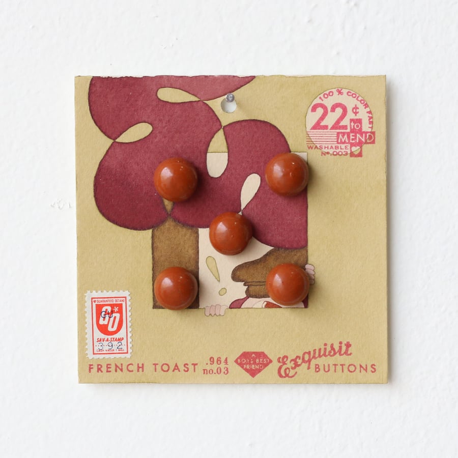 Image of Pea Green Button Card 11