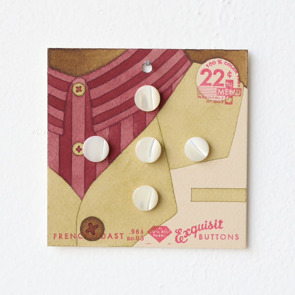 Image of Pea Green Button Card 13