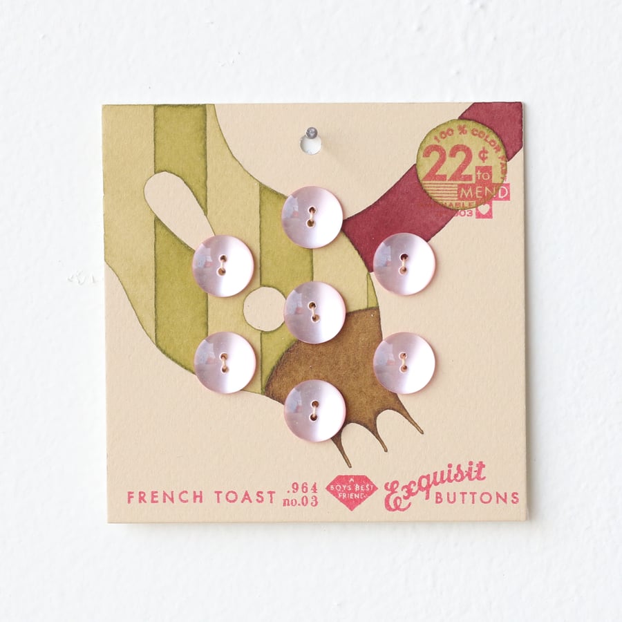 Image of Pea Green Button Card 16