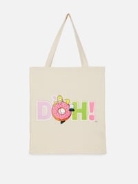 Image 1 of The Simpsons D'Oh Canvas Bag