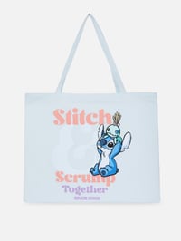 Image 2 of Disney Stitch Reusable Canvas Shopper