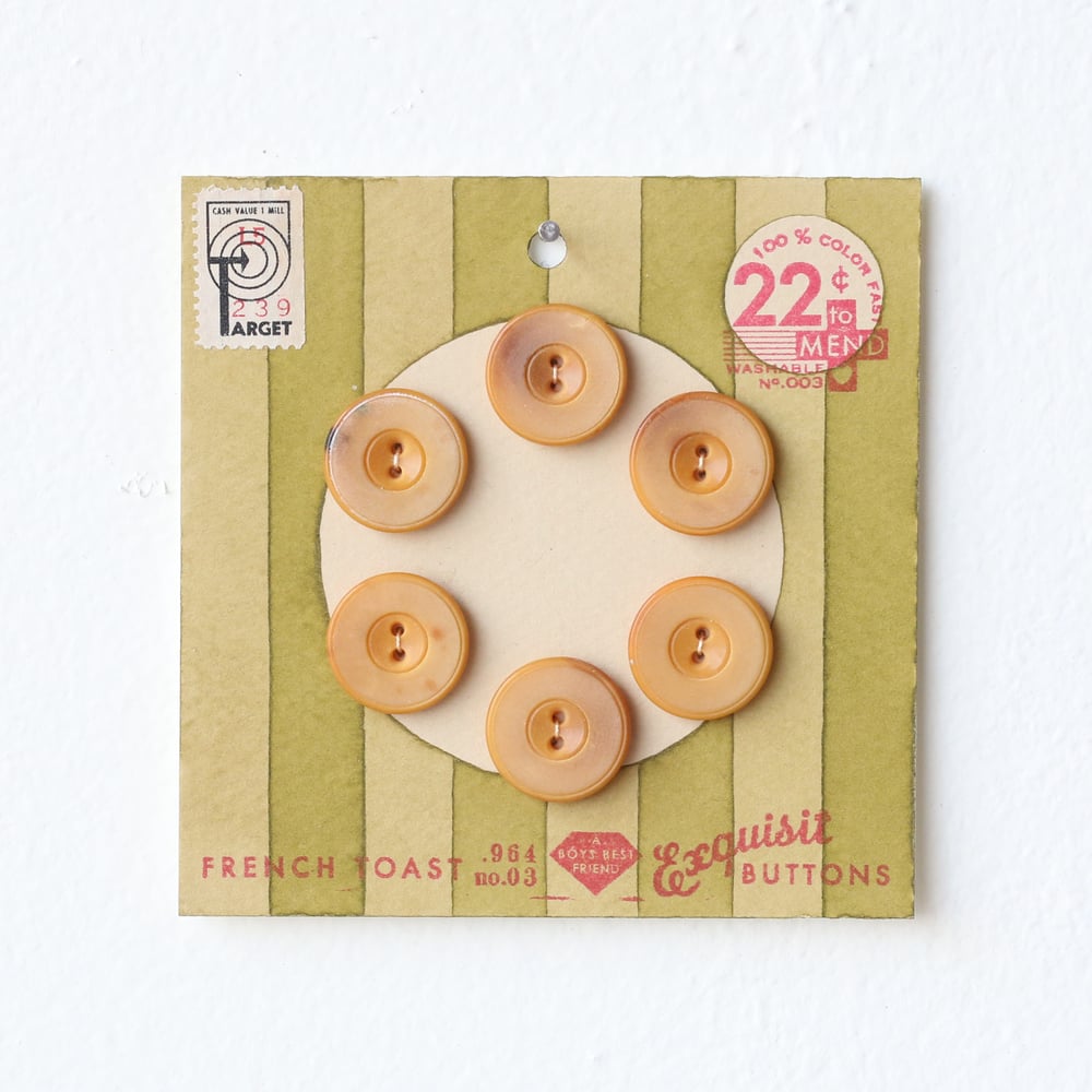 Image of Pea Green Button Card 25
