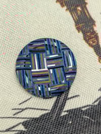 Image 1 of The Last Preorder Ulte Coin in Basket Weave Zircuti Etched&Flamed Blueish