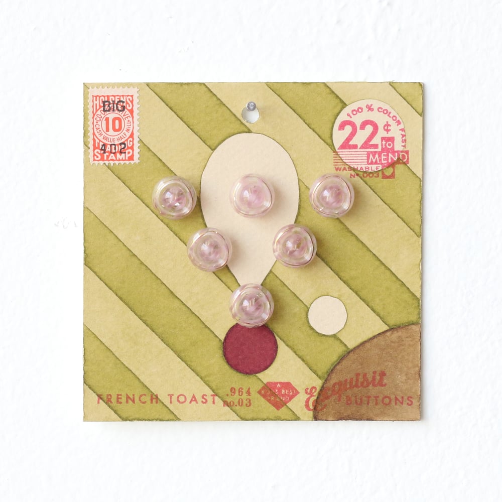 Image of Pea Green Button Card 32